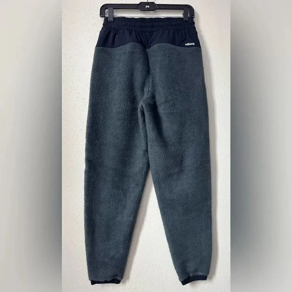 NWT Allbirds Men's (M) Fluff Fleece Pant Joggers in Natural Black Size XS